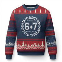 Funny 67 13th Birthday Ugly Christmas Sweater Est 2013 Limited Edition Official Teenager
