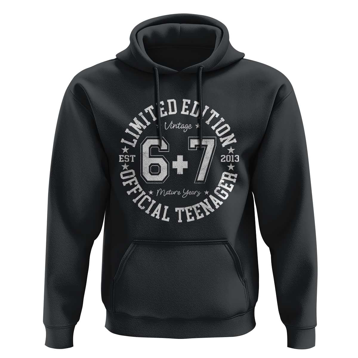 Funny 67 13th Birthday Hoodie Est 2013 Limited Edition Official Teenager