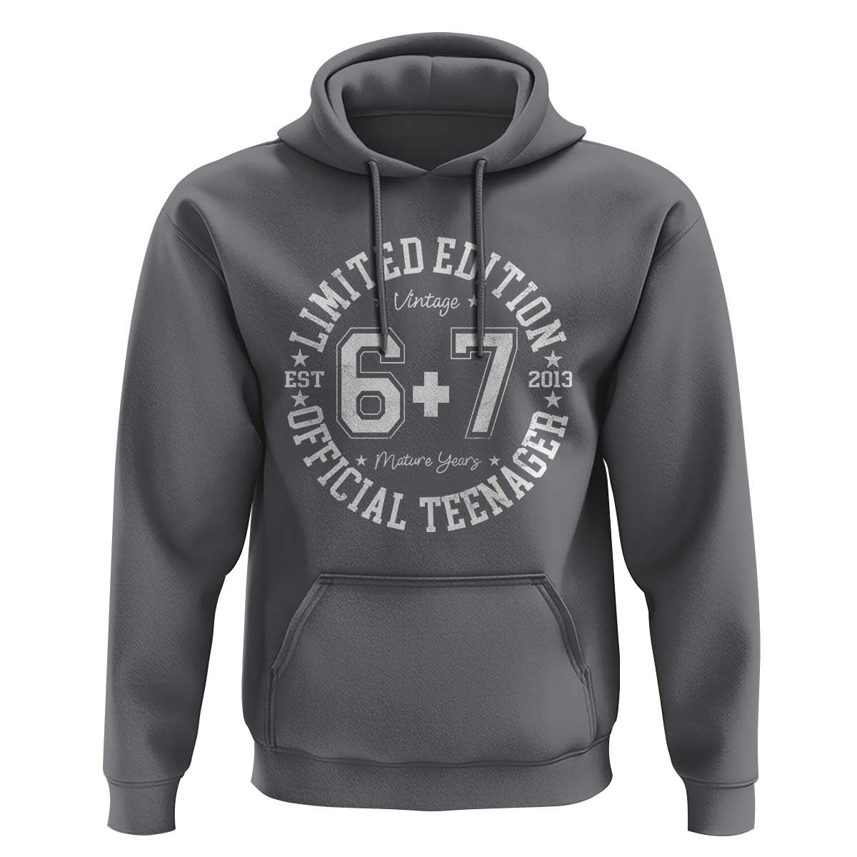Funny 67 13th Birthday Hoodie Est 2013 Limited Edition Official Teenager