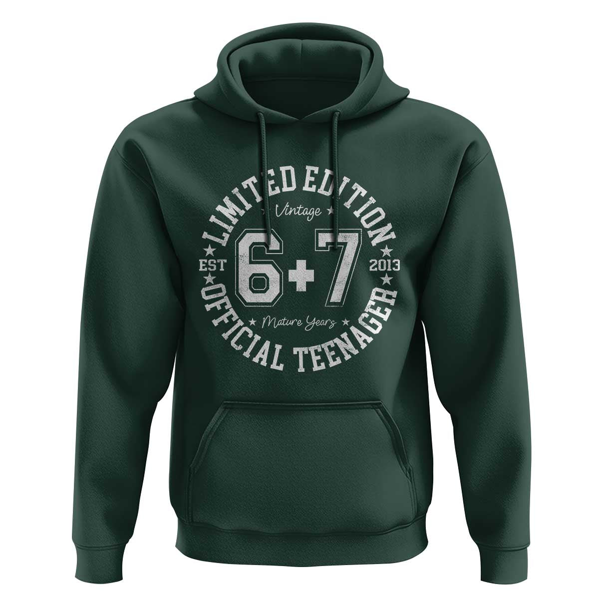 Funny 67 13th Birthday Hoodie Est 2013 Limited Edition Official Teenager