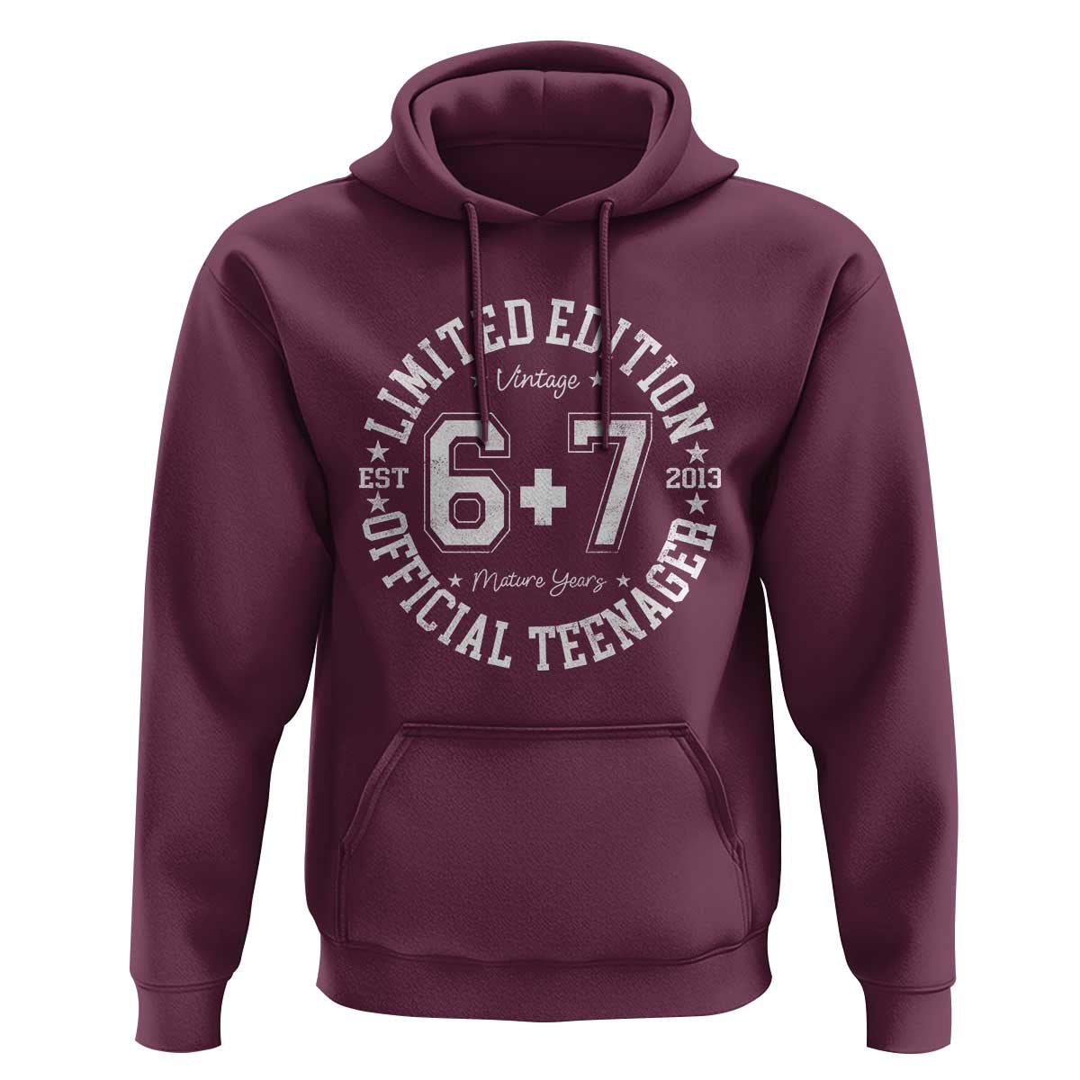Funny 67 13th Birthday Hoodie Est 2013 Limited Edition Official Teenager