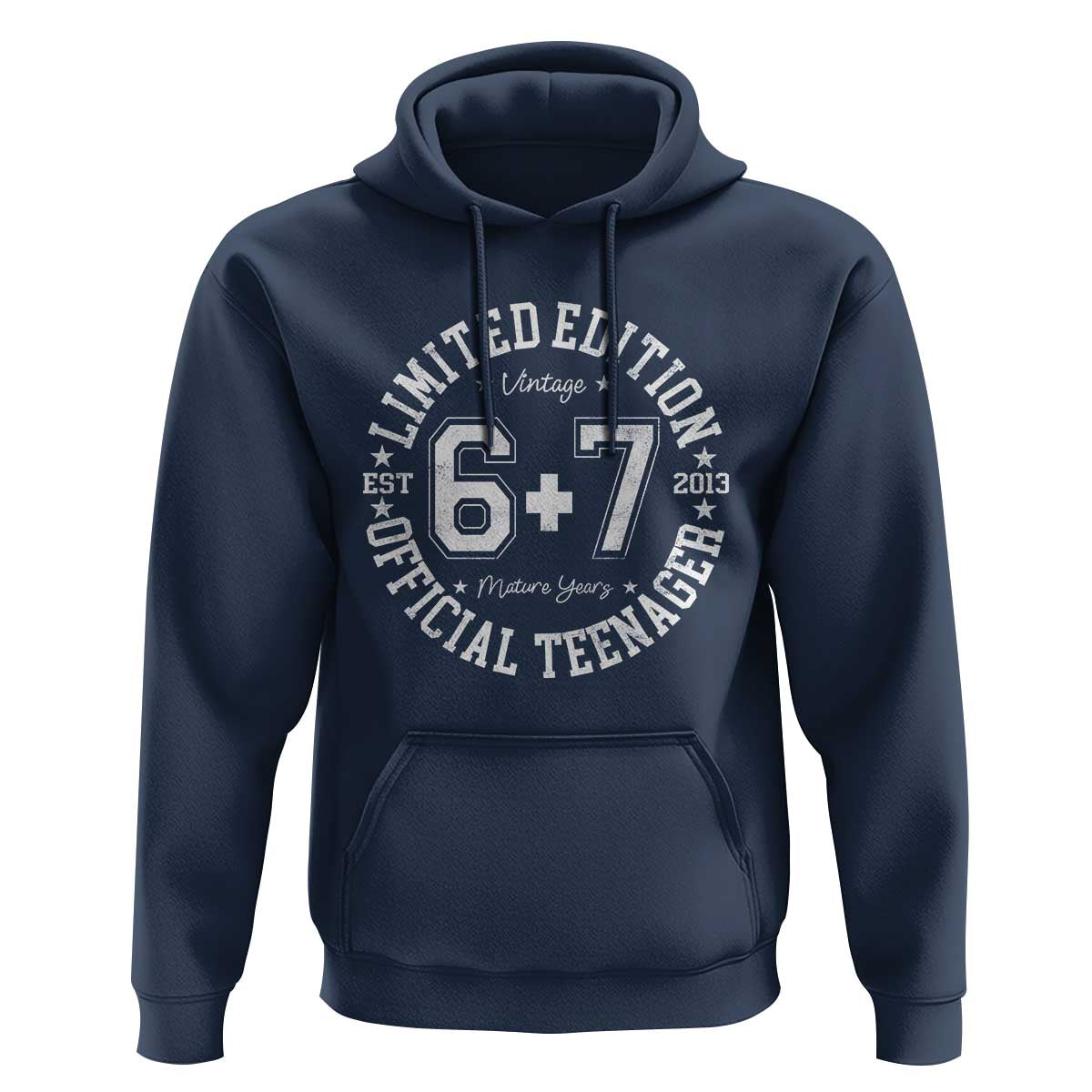 Funny 67 13th Birthday Hoodie Est 2013 Limited Edition Official Teenager
