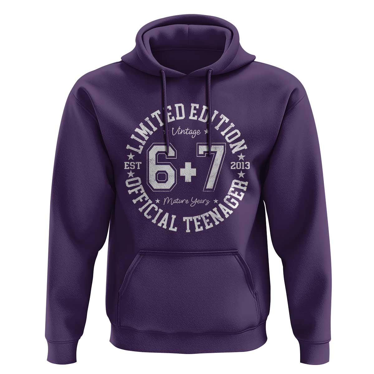 Funny 67 13th Birthday Hoodie Est 2013 Limited Edition Official Teenager