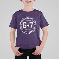 Funny 67 13th Birthday T Shirt For Kid Est 2013 Limited Edition Official Teenager