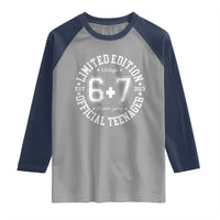Funny 67 13th Birthday Raglan Shirt Est 2013 Limited Edition Official Teenager