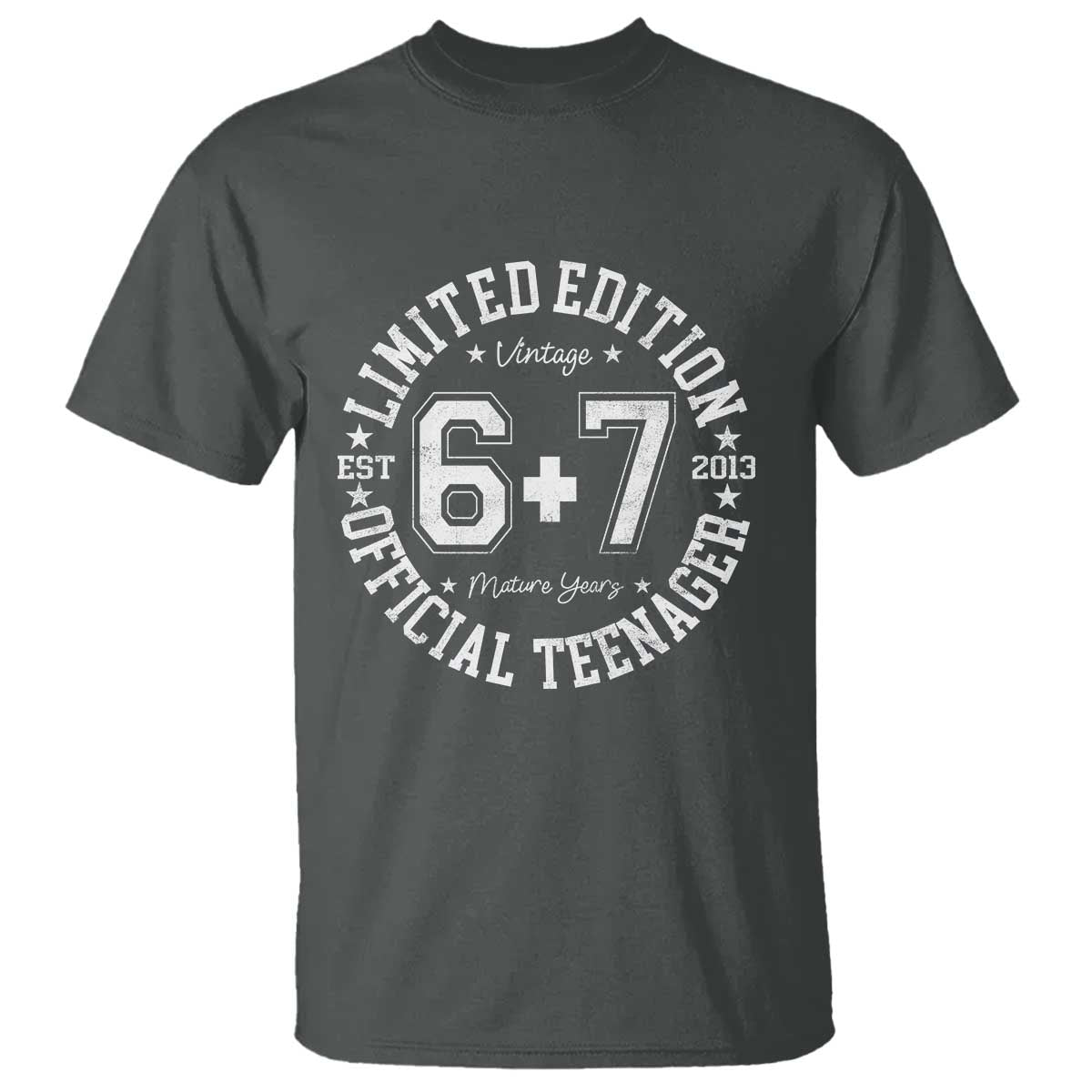 Funny 67 13th Birthday T Shirt Est 2013 Limited Edition Official Teenager
