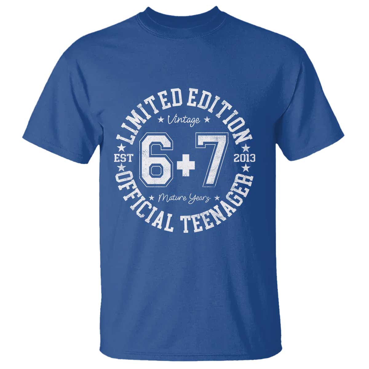 Funny 67 13th Birthday T Shirt Est 2013 Limited Edition Official Teenager