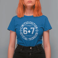 Funny 67 13th Birthday T Shirt For Women Est 2013 Limited Edition Official Teenager