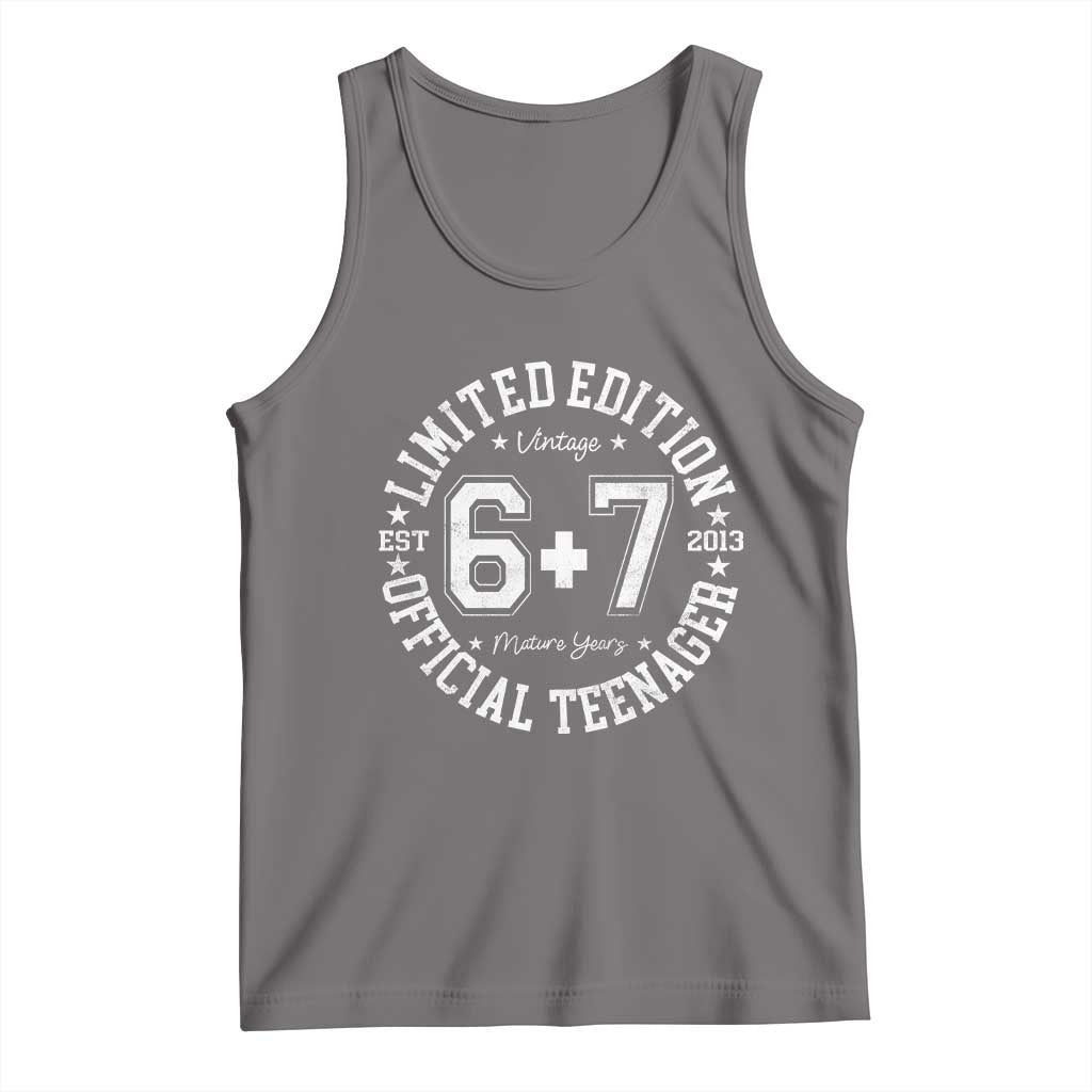 Funny 67 13th Birthday Tank Top Est 2013 Limited Edition Official Teenager