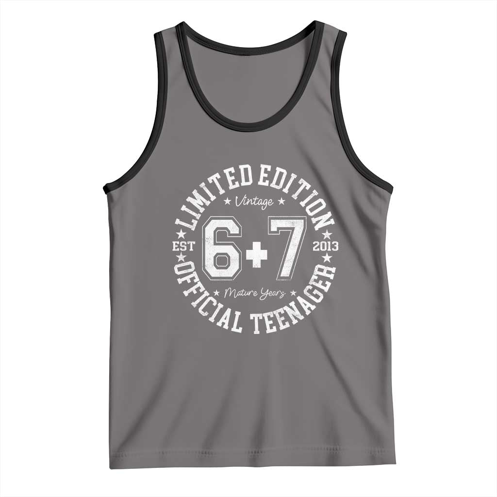 Funny 67 13th Birthday Tank Top Est 2013 Limited Edition Official Teenager