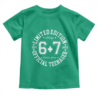 Funny 67 13th Birthday Toddler T Shirt Est 2013 Limited Edition Official Teenager