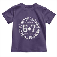 Funny 67 13th Birthday Toddler T Shirt Est 2013 Limited Edition Official Teenager