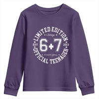 Funny 67 13th Birthday Youth Sweatshirt Est 2013 Limited Edition Official Teenager