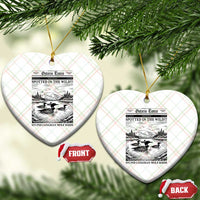 Funny Stupid Canadian Wolf Bird Ceramic Ornament Funny Common Loon Newspaper LGBT Hockey