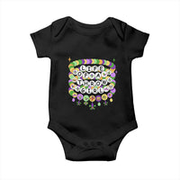 Funny Mardi Gras Throw Girl Life Baby Onesie Friendship Bracelet Beads