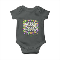 Funny Mardi Gras Throw Girl Life Baby Onesie Friendship Bracelet Beads