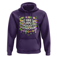 Funny Mardi Gras Throw Girl Life Hoodie Friendship Bracelet Beads