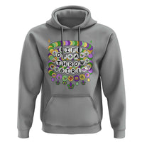 Funny Mardi Gras Throw Girl Life Hoodie Friendship Bracelet Beads