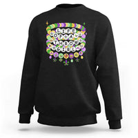 Funny Mardi Gras Throw Girl Life Sweatshirt Friendship Bracelet Beads
