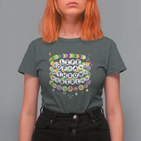 Funny Mardi Gras Throw Girl Life T Shirt For Women Friendship Bracelet Beads