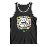 Funny Mardi Gras Throw Girl Life Tank Top Friendship Bracelet Beads