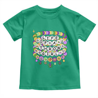 Funny Mardi Gras Throw Girl Life Toddler T Shirt Friendship Bracelet Beads