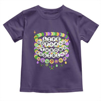 Funny Mardi Gras Throw Girl Life Toddler T Shirt Friendship Bracelet Beads