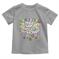 Funny Mardi Gras Throw Girl Life Toddler T Shirt Friendship Bracelet Beads