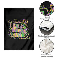 Funny Mardi Gras La Weezy Ana Garden Flag New Orleans Festival Louisiana Map