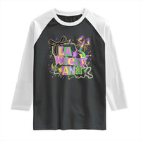 Funny Mardi Gras La Weezy Ana Raglan Shirt New Orleans Festival Louisiana Map