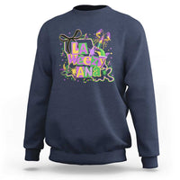 Funny Mardi Gras La Weezy Ana Sweatshirt New Orleans Festival Louisiana Map