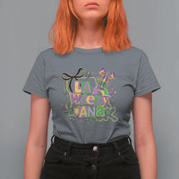 Funny Mardi Gras La Weezy Ana T Shirt For Women New Orleans Festival Louisiana Map