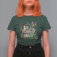 Funny Mardi Gras La Weezy Ana T Shirt For Women New Orleans Festival Louisiana Map