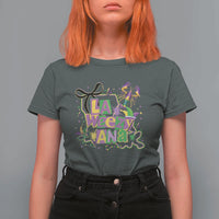 Funny Mardi Gras La Weezy Ana T Shirt For Women New Orleans Festival Louisiana Map