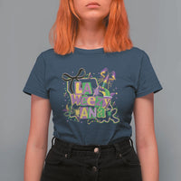 Funny Mardi Gras La Weezy Ana T Shirt For Women New Orleans Festival Louisiana Map
