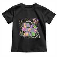 Funny Mardi Gras La Weezy Ana Toddler T Shirt New Orleans Festival Louisiana Map