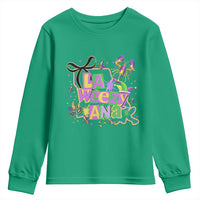 Funny Mardi Gras La Weezy Ana Youth Sweatshirt New Orleans Festival Louisiana Map