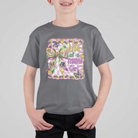 Funny Mardi Gras Throw Girl Life T Shirt For Kid Coquette Bow Carnival