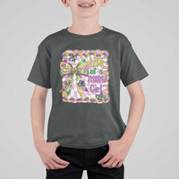 Funny Mardi Gras Throw Girl Life T Shirt For Kid Coquette Bow Carnival