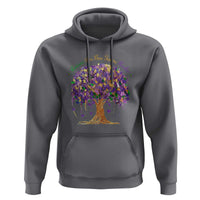 Mardi Gras Tree Brushstroke Graphic Hoodie Laissez Les Bon Temps Rouler