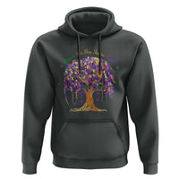 Mardi Gras Tree Brushstroke Graphic Hoodie Laissez Les Bon Temps Rouler