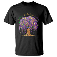 Mardi Gras Tree Brushstroke Graphic T Shirt Laissez Les Bon Temps Rouler