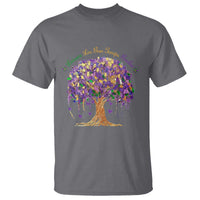 Mardi Gras Tree Brushstroke Graphic T Shirt Laissez Les Bon Temps Rouler