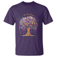 Mardi Gras Tree Brushstroke Graphic T Shirt Laissez Les Bon Temps Rouler