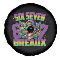 Mardi Gras Six Seven Breaux Spare Tire Cover Funny Mardigator Alligator 6 7 Meme