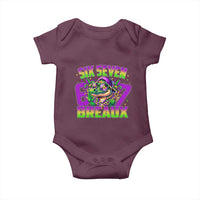 Mardi Gras Six Seven Breaux Baby Onesie Funny Mardigator Alligator 6 7 Meme