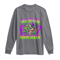Mardi Gras Six Seven Breaux Long Sleeve Shirt Funny Mardigator Alligator 6 7 Meme