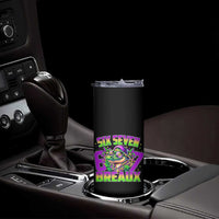Mardi Gras Six Seven Breaux Skinny Tumbler Funny Mardigator Alligator 6 7 Meme