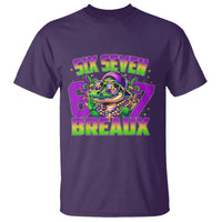 Mardi Gras Six Seven Breaux T Shirt Funny Mardigator Alligator 6 7 Meme