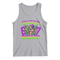 Mardi Gras Six Seven Breaux Tank Top Funny Mardigator Alligator 6 7 Meme